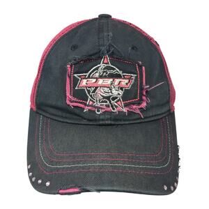 PBR Professional Bull Riders Trucker Hat Multicolor OS Distressed Mesh Back